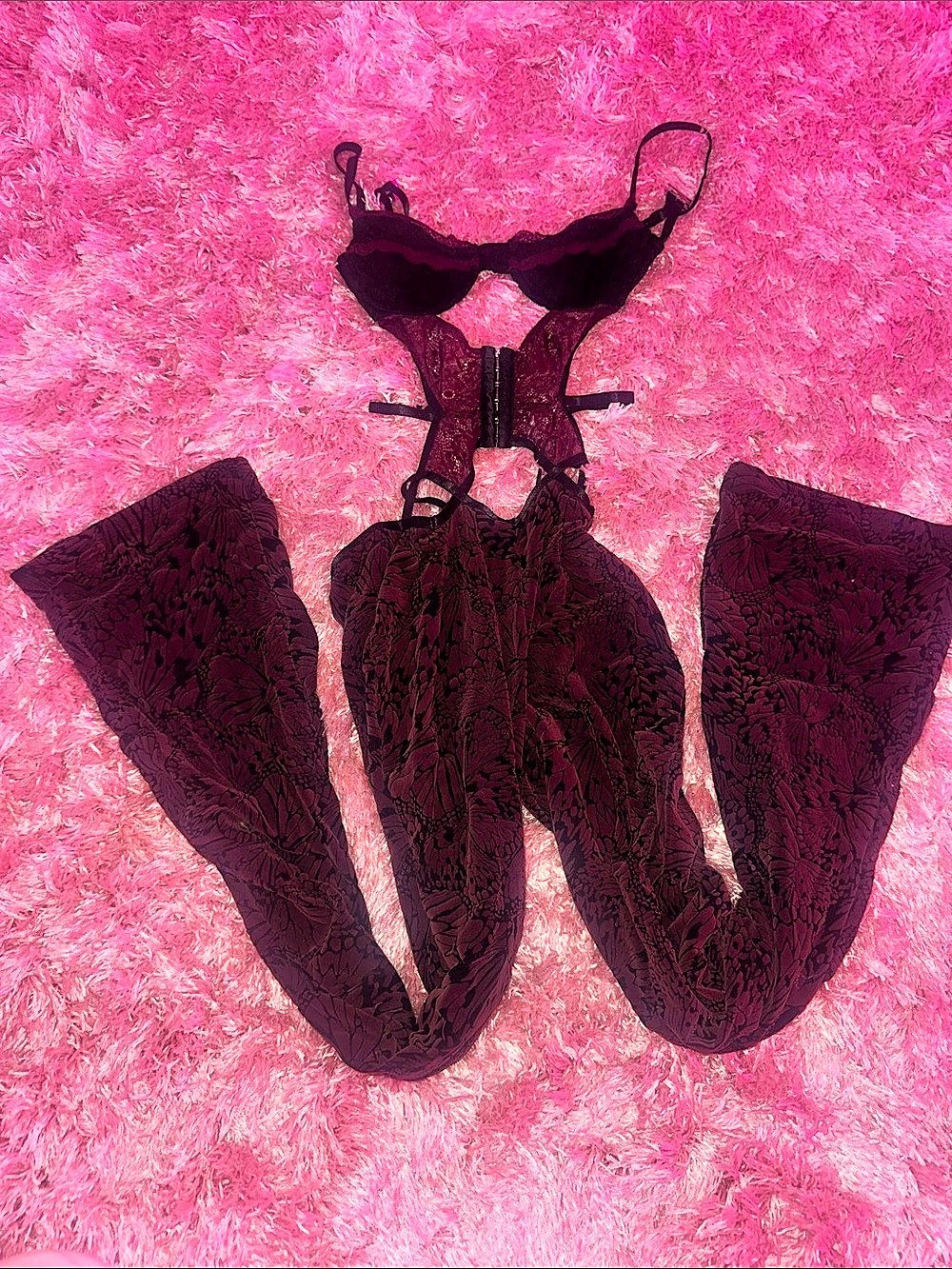 Outcast Black Lace Lingerie
